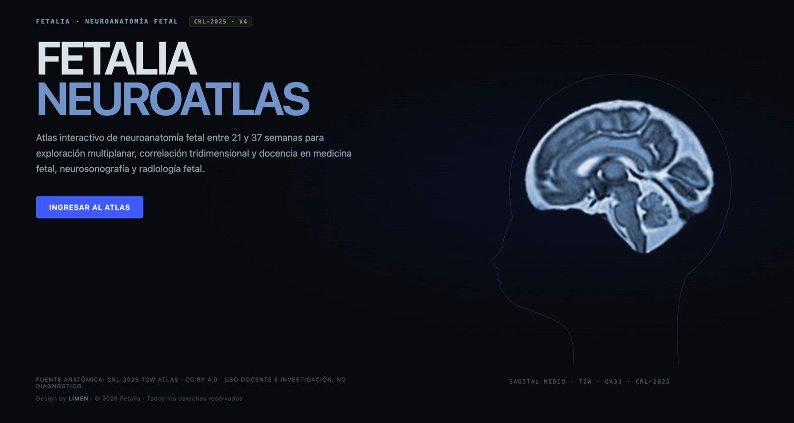 Portada de Fetalia NeuroAtlas
