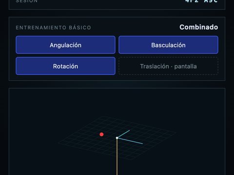 Interfaz de la sonda en el teléfono